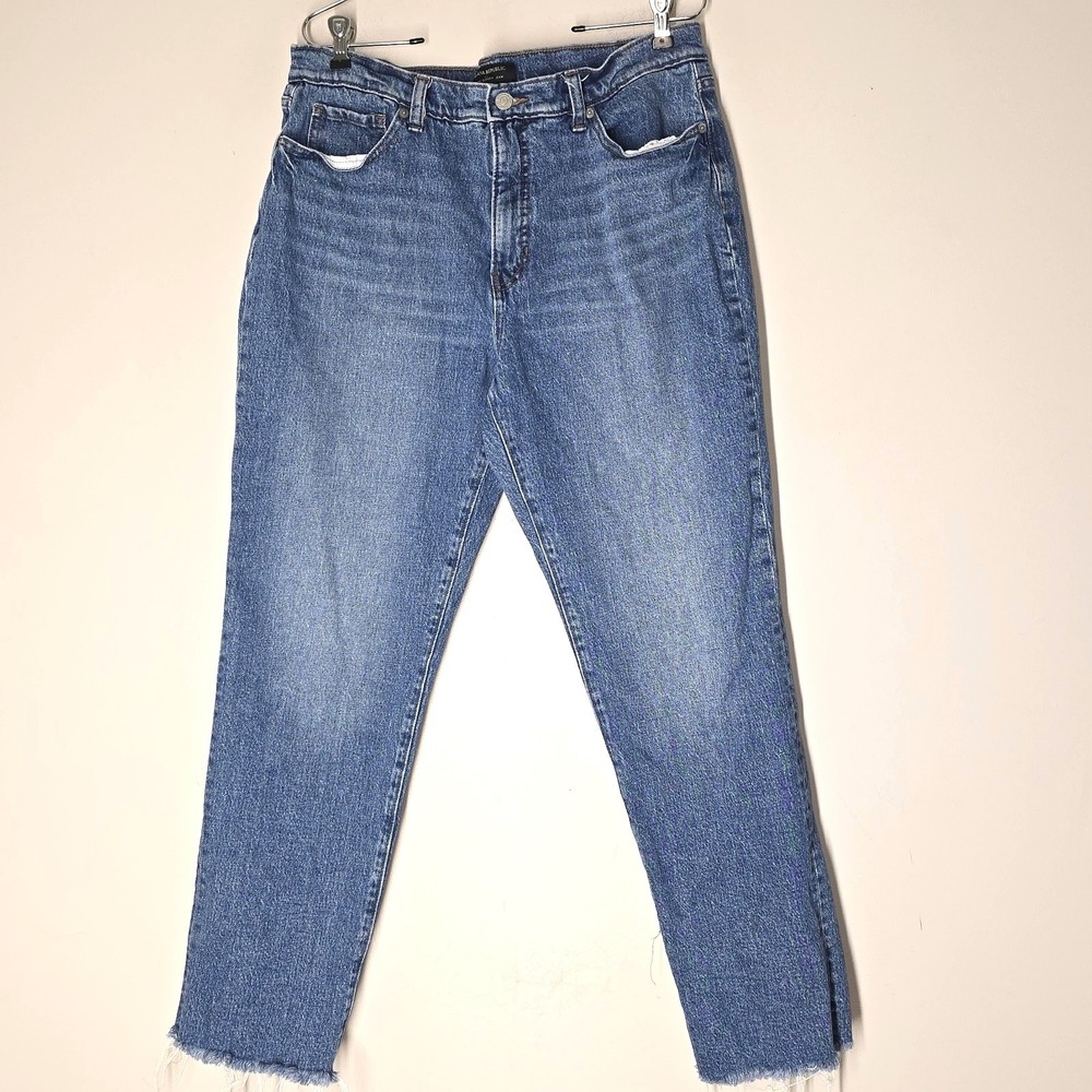 Banana Republic Blue Denim High Rise‎ Curvy Slouch Jeans Womens 30/10